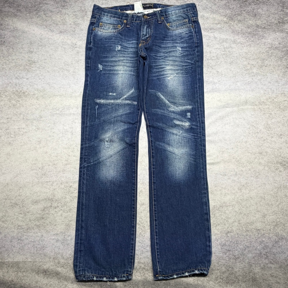 Dolce & Gabbana 16 Classic Jeans Blue Distressed Denim Made in Italy IT 46 32x30